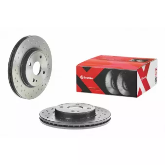 Jeu de 2 disques de frein avant BREMBO 09.A968.1X