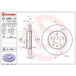 Jeu de 2 disques de frein avant BREMBO 09.A969.10 - Visuel 2