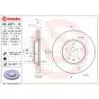 Jeu de 2 disques de frein avant BREMBO 09.A971.10 - Visuel 2