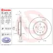 Jeu de 2 disques de frein arrière BREMBO 09.A972.11 - Visuel 2