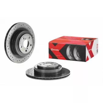 Jeu de 2 disques de frein arrière BREMBO 09.B041.1X
