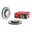 Jeu de 2 disques de frein avant BREMBO 09.B043.1X - Visuel 1