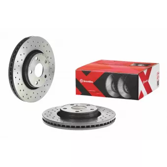 Jeu de 2 disques de frein avant BREMBO 09.B043.1X