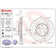 Jeu de 2 disques de frein avant BREMBO 09.B269.1X - Visuel 2