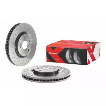 Jeu de 2 disques de frein avant BREMBO 09.B269.1X