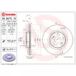 Jeu de 2 disques de frein avant BREMBO 09.B270.11 - Visuel 2