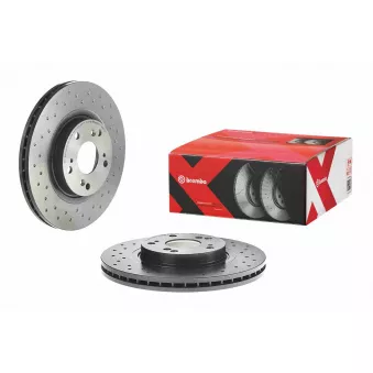 Jeu de 2 disques de frein avant BREMBO 09.B270.1X