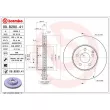 Jeu de 2 disques de frein avant BREMBO 09.B280.41 - Visuel 2
