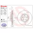 Jeu de 2 disques de frein avant BREMBO 09.B311.11 - Visuel 2