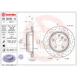 Jeu de 2 disques de frein arrière BREMBO 09.B338.1X - Visuel 2