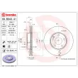 Jeu de 2 disques de frein avant BREMBO 09.B343.41 - Visuel 2