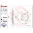 Jeu de 2 disques de frein avant BREMBO 09.B344.41 - Visuel 2