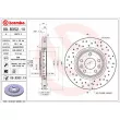 Jeu de 2 disques de frein avant BREMBO 09.B352.1X - Visuel 2