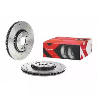 Jeu de 2 disques de frein avant BREMBO 09.B352.1X