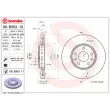 Jeu de 2 disques de frein avant BREMBO 09.B353.11 - Visuel 2