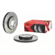 Jeu de 2 disques de frein avant BREMBO 09.B355.1X - Visuel 1