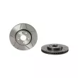 Jeu de 2 disques de frein avant BREMBO 09.B355.75 - Visuel 2