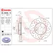 Jeu de 2 disques de frein avant BREMBO 09.B356.1X - Visuel 2
