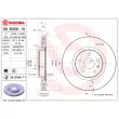 Jeu de 2 disques de frein avant BREMBO 09.B358.11 - Visuel 2