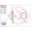 Jeu de 2 disques de frein avant BREMBO 09.B402.10 - Visuel 2