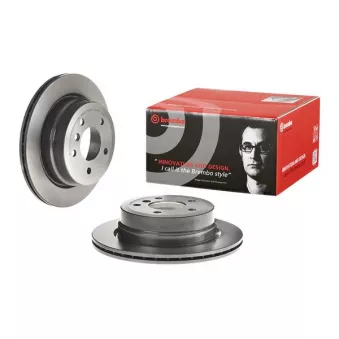 Jeu de 2 disques de frein arrière BREMBO 09.B411.11