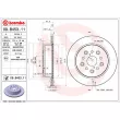 Jeu de 2 disques de frein arrière BREMBO 09.B453.11 - Visuel 2
