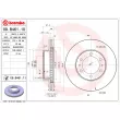 Jeu de 2 disques de frein avant BREMBO 09.B461.11 - Visuel 2