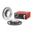 Jeu de 2 disques de frein avant BREMBO 09.B461.11 - Visuel 1