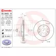 Jeu de 2 disques de frein avant BREMBO 09.B463.11 - Visuel 2