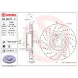 Jeu de 2 disques de frein avant BREMBO 09.B475.11 - Visuel 2