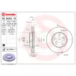 Jeu de 2 disques de frein avant BREMBO 09.B494.11 - Visuel 2