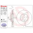 Jeu de 2 disques de frein avant BREMBO 09.B498.10 - Visuel 2