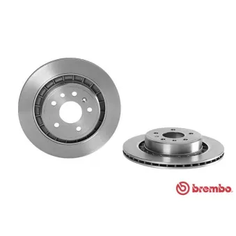 Jeu de 2 disques de frein arrière BREMBO 09.B507.10