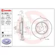 Jeu de 2 disques de frein avant BREMBO 09.B520.11 - Visuel 2