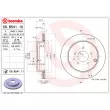 Jeu de 2 disques de frein arrière BREMBO 09.B541.11 - Visuel 2