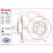 Jeu de 2 disques de frein arrière BREMBO 09.B569.11 - Visuel 2
