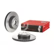Jeu de 2 disques de frein avant BREMBO 09.B570.11 - Visuel 1