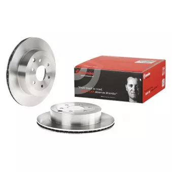 Jeu de 2 disques de frein arrière BREMBO 09.B591.10