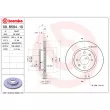 Jeu de 2 disques de frein avant BREMBO 09.B594.10 - Visuel 2