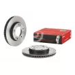 Jeu de 2 disques de frein avant BREMBO 09.B613.11 - Visuel 1