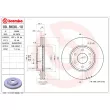 Jeu de 2 disques de frein avant BREMBO 09.B630.10 - Visuel 2