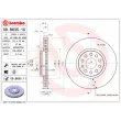 Jeu de 2 disques de frein avant BREMBO 09.B635.11 - Visuel 2