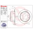 Jeu de 2 disques de frein arrière BREMBO 09.B644.10 - Visuel 2