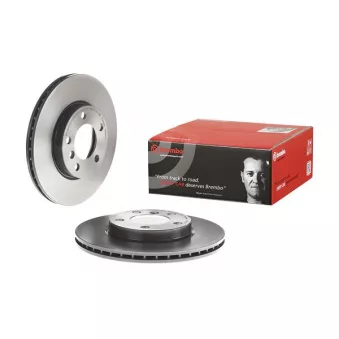 Jeu de 2 disques de frein avant BREMBO 09.B645.11