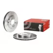Jeu de 2 disques de frein avant BREMBO 09.B647.10 - Visuel 1