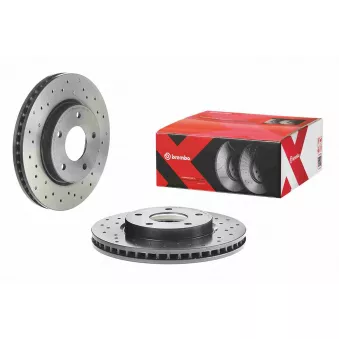 Jeu de 2 disques de frein avant BREMBO 09.B647.1X