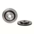 Jeu de 2 disques de frein arrière BREMBO 09.B710.11 - Visuel 2