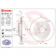 Jeu de 2 disques de frein arrière BREMBO 09.B743.41 - Visuel 2