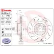 Jeu de 2 disques de frein avant BREMBO 09.B744.51 - Visuel 2