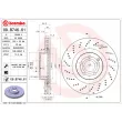 Jeu de 2 disques de frein avant BREMBO 09.B746.61 - Visuel 2